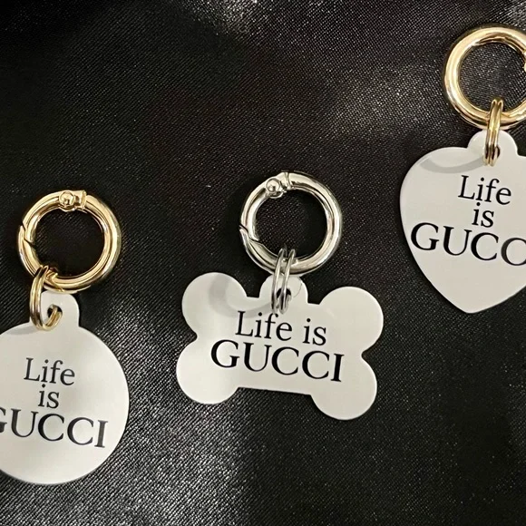 Handcrafted Lux Pet Tag/Charm/Keychain - Picture 3 of 6